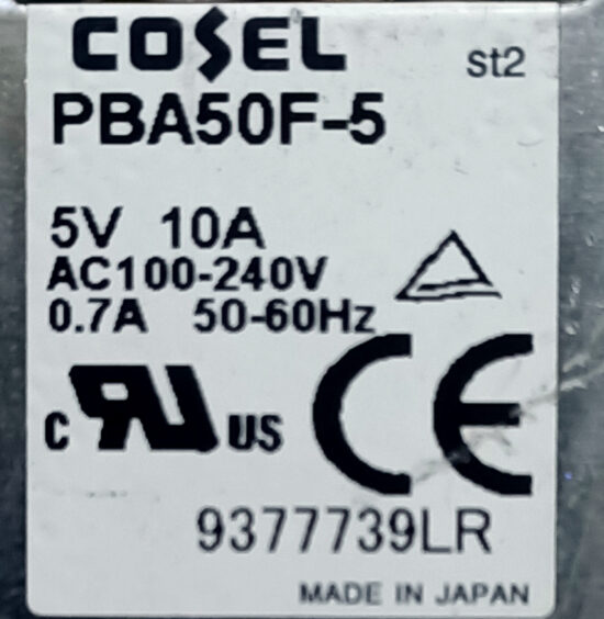 COSEL PBA50F-5 5V-10A AC To DC Single Output Switching Power Supply P303 - Image 2