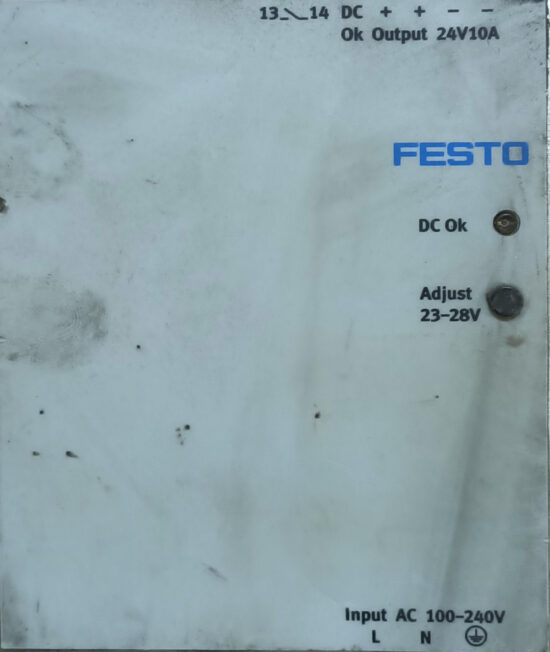 FESTO SVG-1/230VAC-24VDC-10A 24V 10A AC To DC Single Output Switching Power Supply Module P315 - Image 3