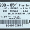 FINE SUNTRONIX VSF200-05 5V 40A AC To DC Single Output Switching Power Supply P310 - Image 4