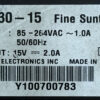 FINE SUNTRONIX VSF30-15 15V 2A AC To DC Single Output Switching Power Supply P329 - Image 2