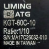 LIMING ATG 10:1 Ratio KGT-60C-10 Reducer Rotary Gearhead For 50w & 100w Servo Motor G1002 - Image 2