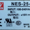 MEAN WELL NES-25-15 15V 1.7A AC To DC Single Output Switching Power Supply P295 - Image 2