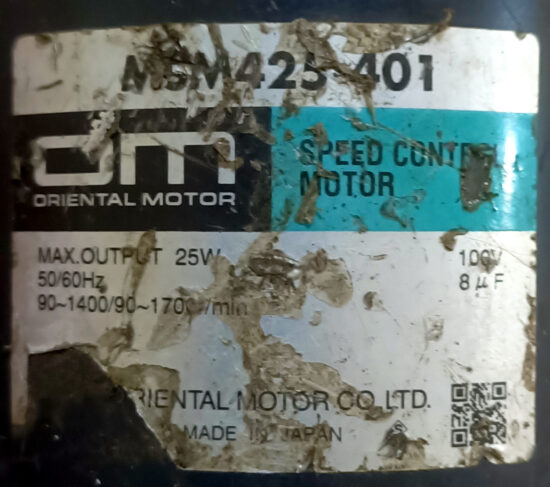 ORIENTAL MOTOR MSM425-401 100V 25W Speed Control Motor DM118 - Image 2
