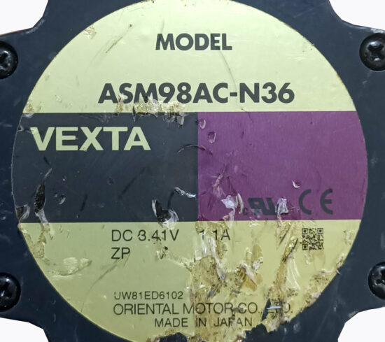 ORIENTAL MOTOR Vexta ASM98AC-N36 3.41V/DC 1.1A Closed Loop Stepping Motor STM217 - Image 2