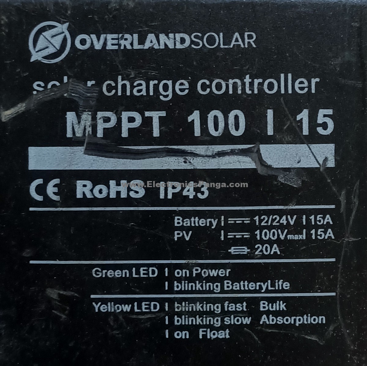 OVERLAND MPPT 100 I 15 Solar Charge Controller AS477 - Image 3