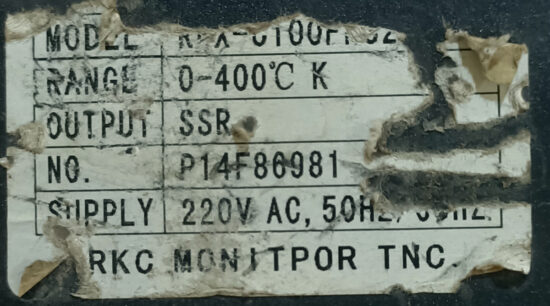 RKC REX-C100FK02 220V/AC Temperature Controller AS483 - Image 4