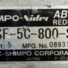 SHIMPO-NIDEC 5:1 Ratio VRSF-5C-800-SPT Able Reducer Gearbox G1007 - Image 2
