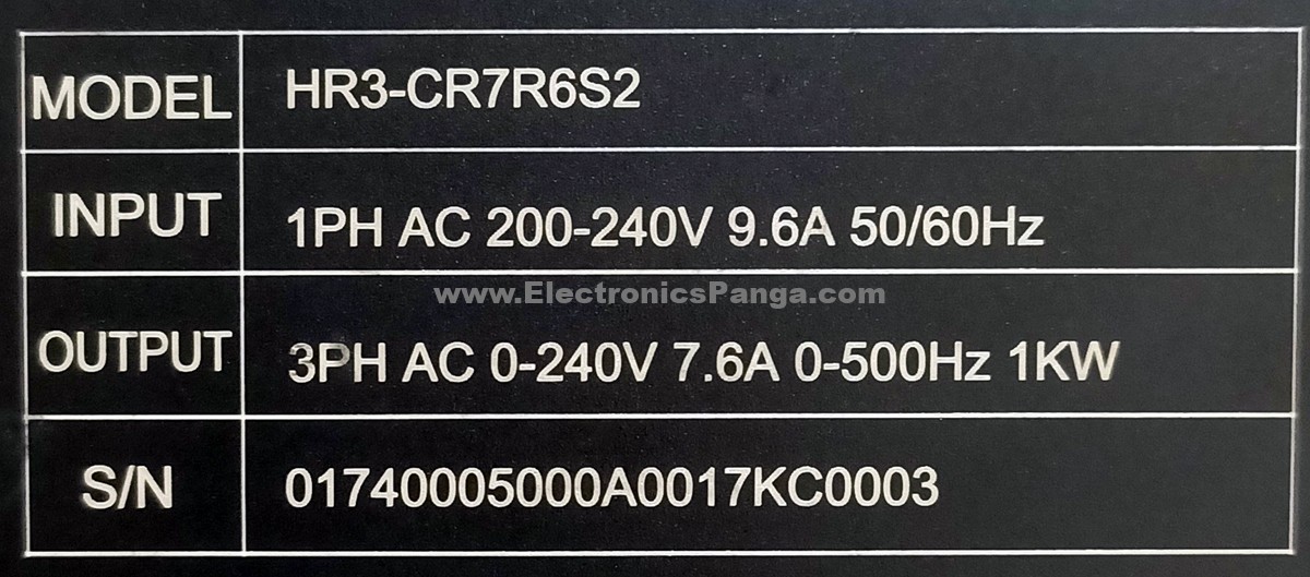 HR3-CR7R6S2 1Kw (1000W) AC Servo Driver SD965 - Image 3