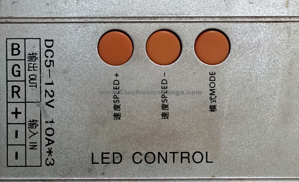 5-12V/DC 10Ax3 LED Controller AS502 - Image 2