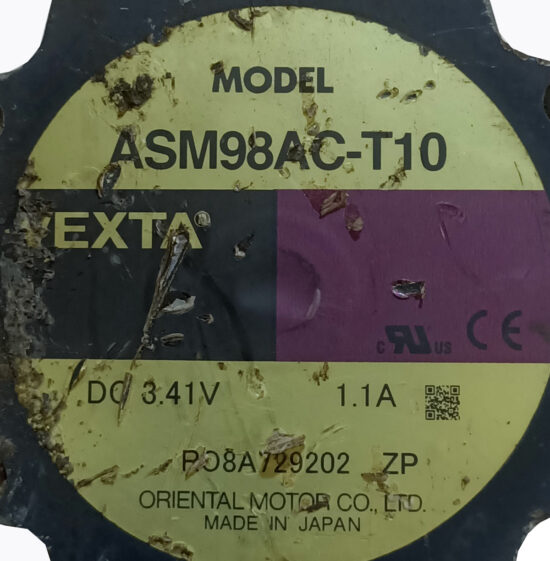 ORIENTAL MOTOR VEXTA ASM98AC-T10 3.41V/DC 1.1A Nema34 Closed Loop Motor STM229 - Image 2