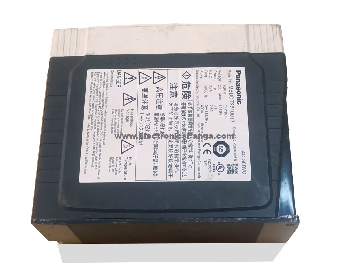 PANASONIC 400W (0.4Kw) MBDDT2210017 AC Servo Driver SD976 - Image 5