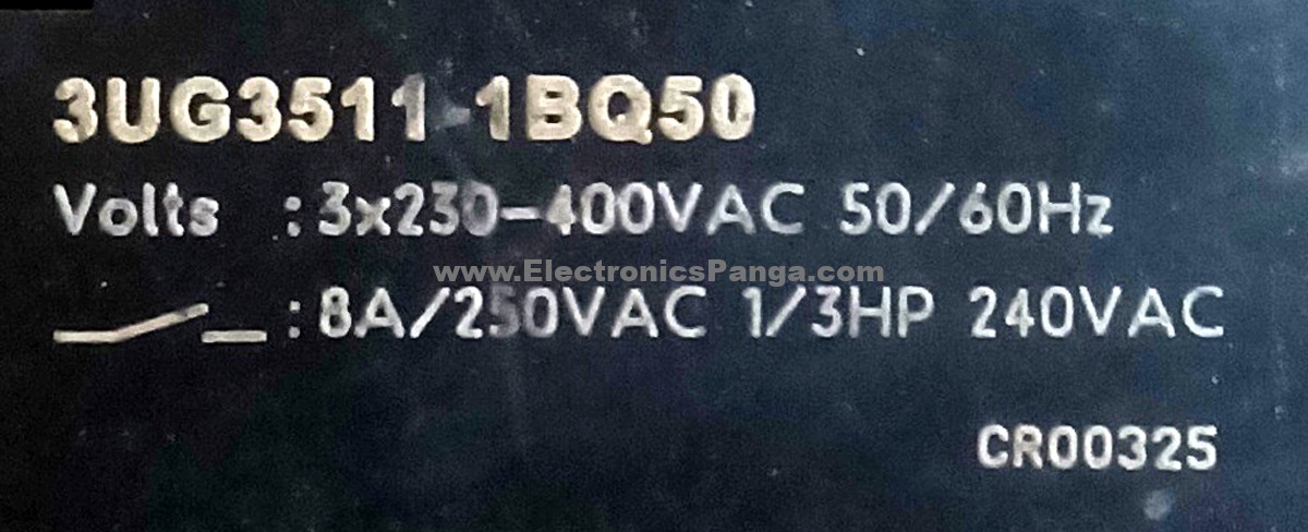 SIEMENS 3UG3511-1BQ50 Panel Mount Relay R35 - Image 3