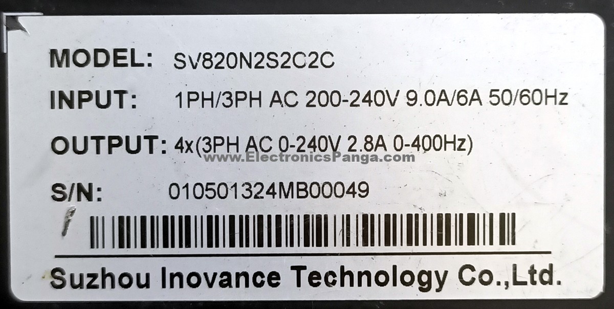 SUZHOU INOVANCE SV820N2S2C2C Multi Axes AC Servo Driver SD986 - Image 4