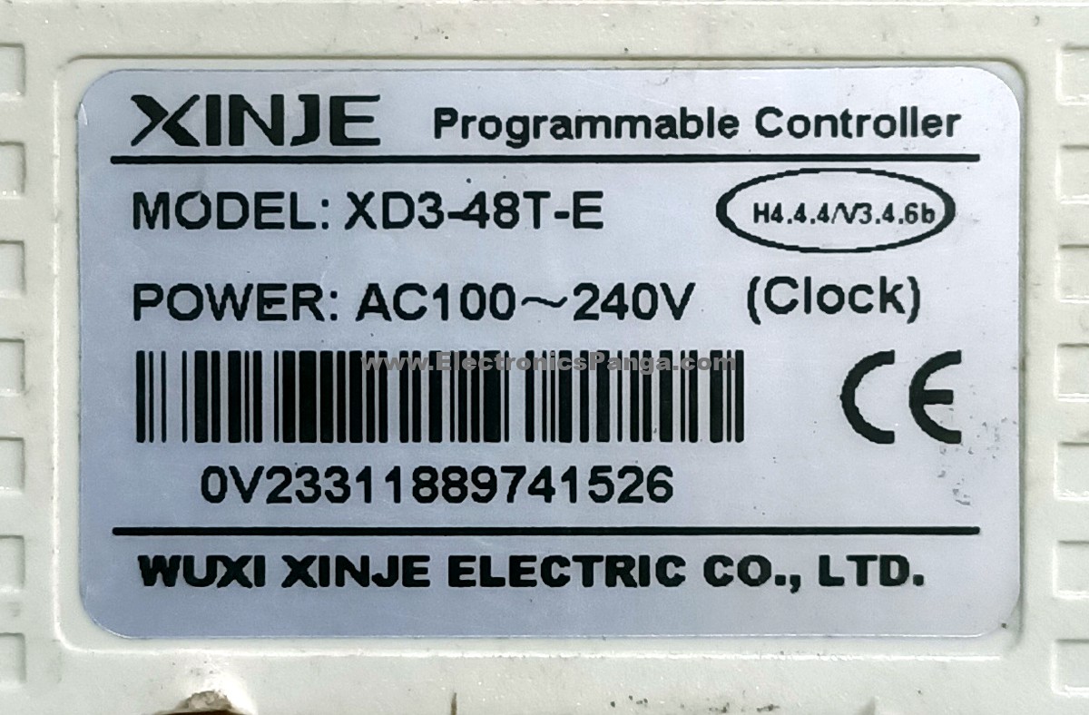 WUXI XINJE XD3-48T-E Programmable Controller (PLC) PL209 - Image 3