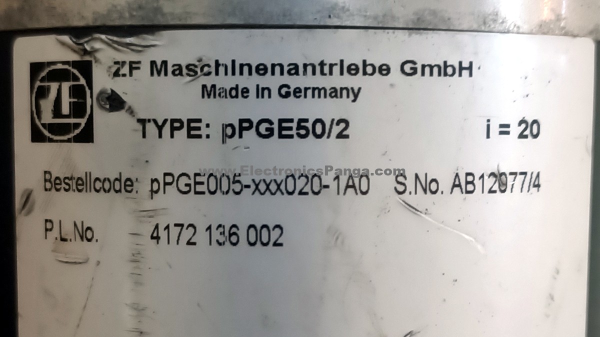 ZF 20:1 Ratio pPGE50/2 Planetary Gearbox For 750w Servo Motor G1049 - Image 2