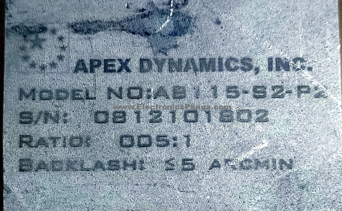 APEX DYNAMICS 5:1 Ratio AB115-S2-P2 Reducer Gearbox G1087 - Image 2