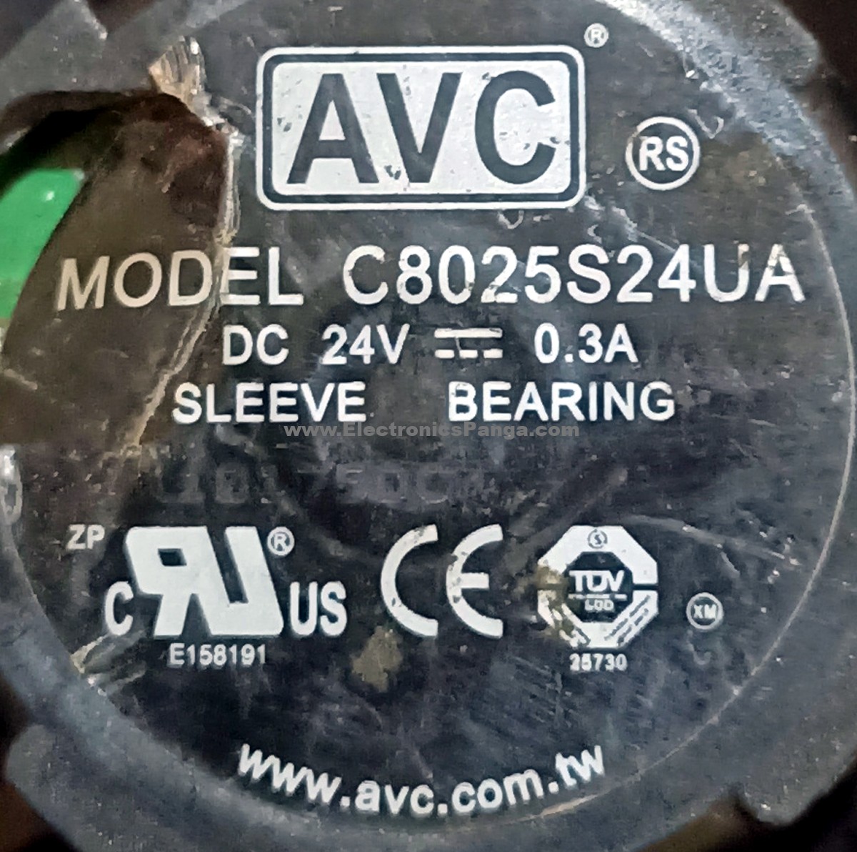 AVC C8025S24UA 24V/DC 0.3A 2-Wires Cooling Fan AS530 - Image 2