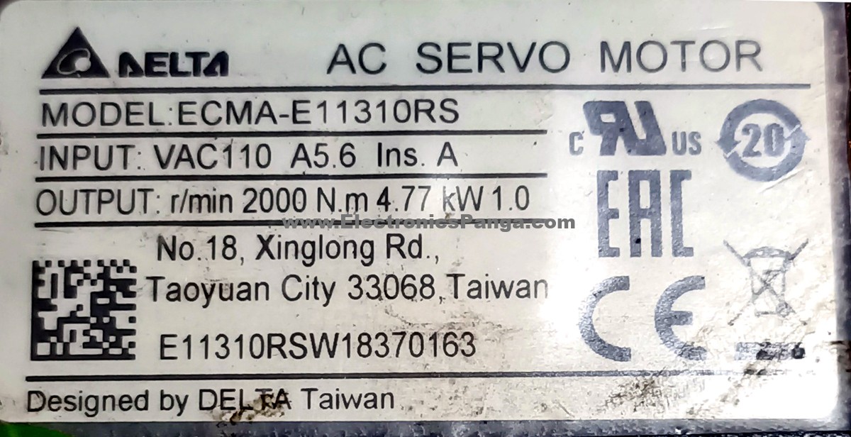 DELTA 1kw (1000w) ECMA-E11310RS AC Servo Motor + ASD-A3-1021-L Driver MD294 - Image 3