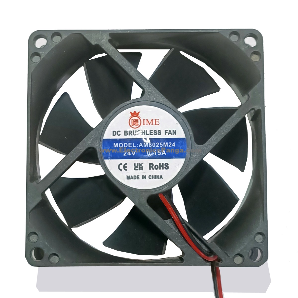 IME AM8025M24 24V/DC 0.15A 2-Wires Brushless Cooling Fan AS545