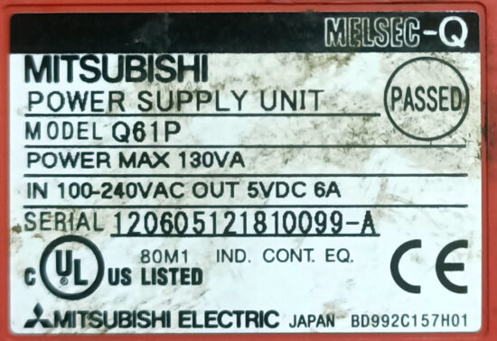 MITSUBISHI Q312B Q61P Q02HCPU QX42 QX42 Programmable Controller PLC Module PL217 - Image 5