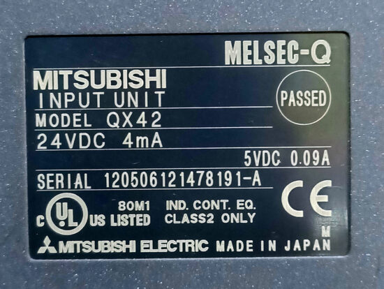 MITSUBISHI Q312B Q61P Q02HCPU QX42 QX42 Programmable Controller PLC Module PL217 - Image 9
