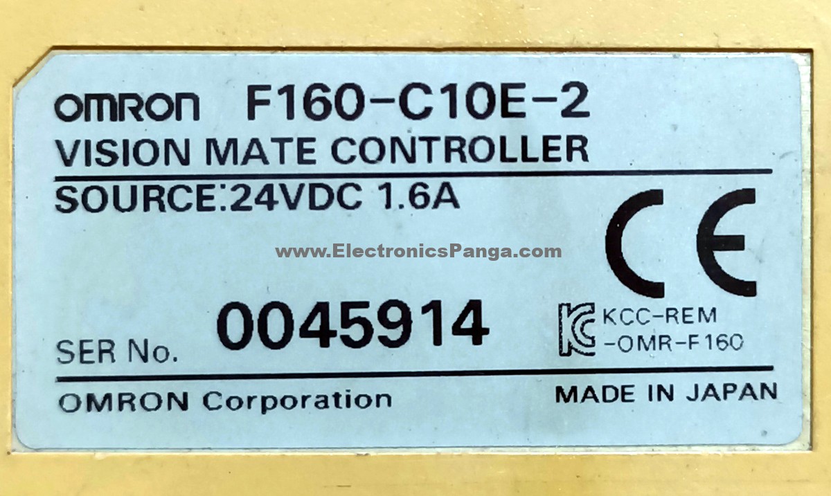 OMRON F160-C10E-2 24V/DC 1.6A Vision Mate Controller AS519 - Image 3