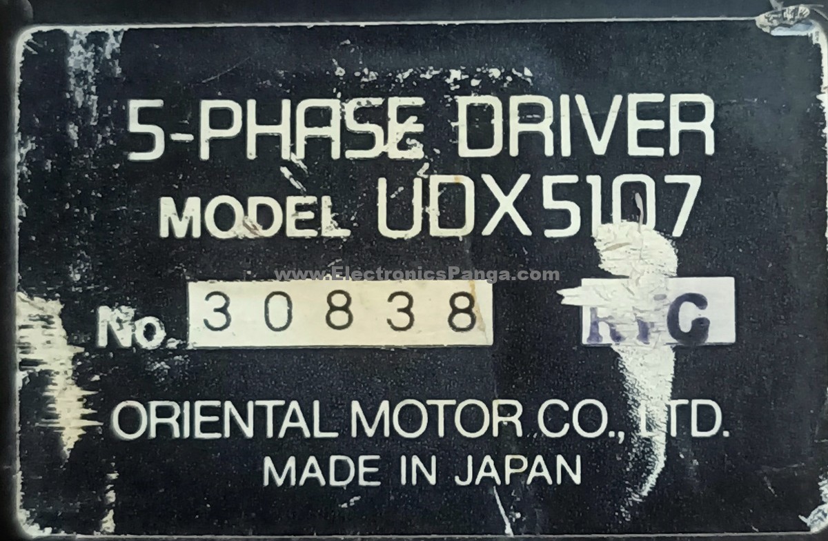 ORIENTAL Motor Vexta UDX5107 100-115V/AC 5-phase Stepper Driver STD279 - Image 3
