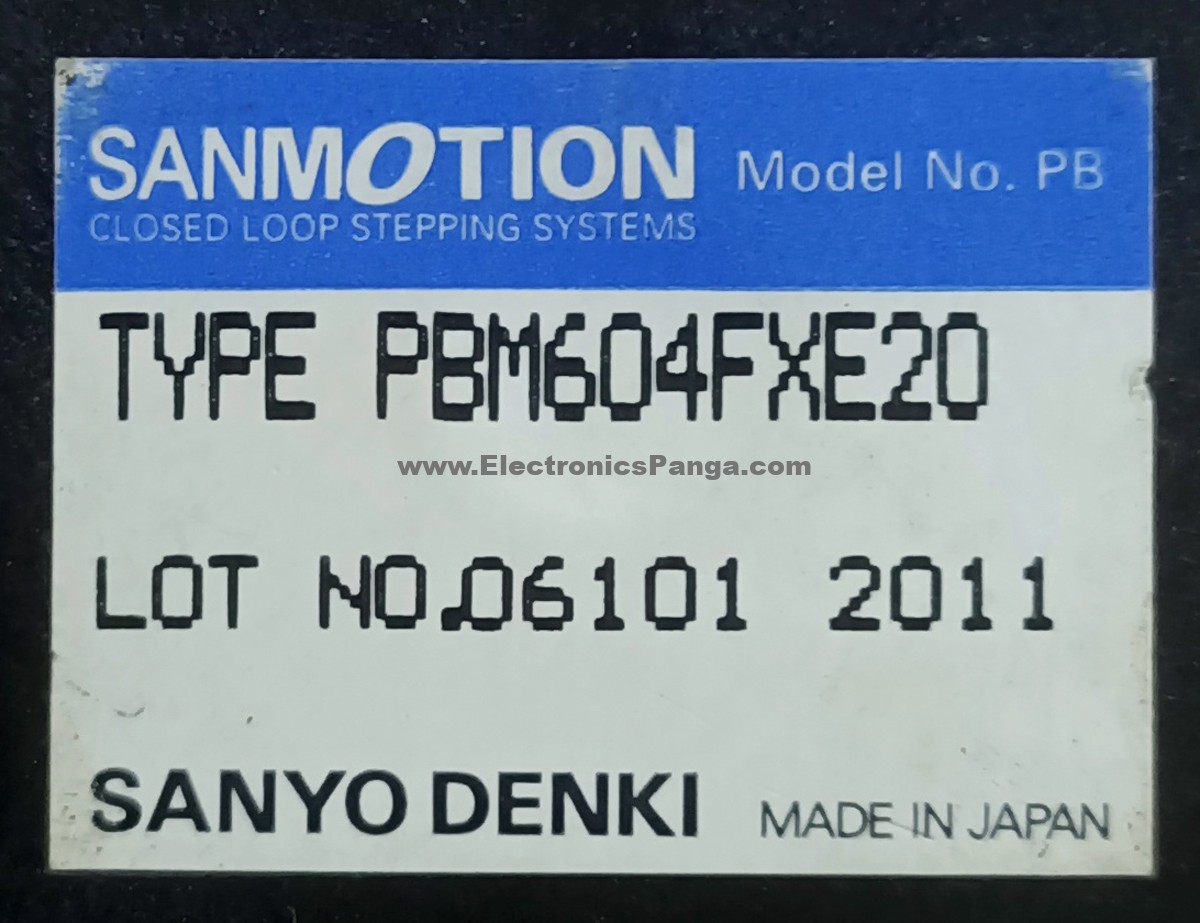 SANYO DENKI SANMOTION PBM604FXE20 Closed Loop Nema24 Stepping Motor STM237 - Image 2