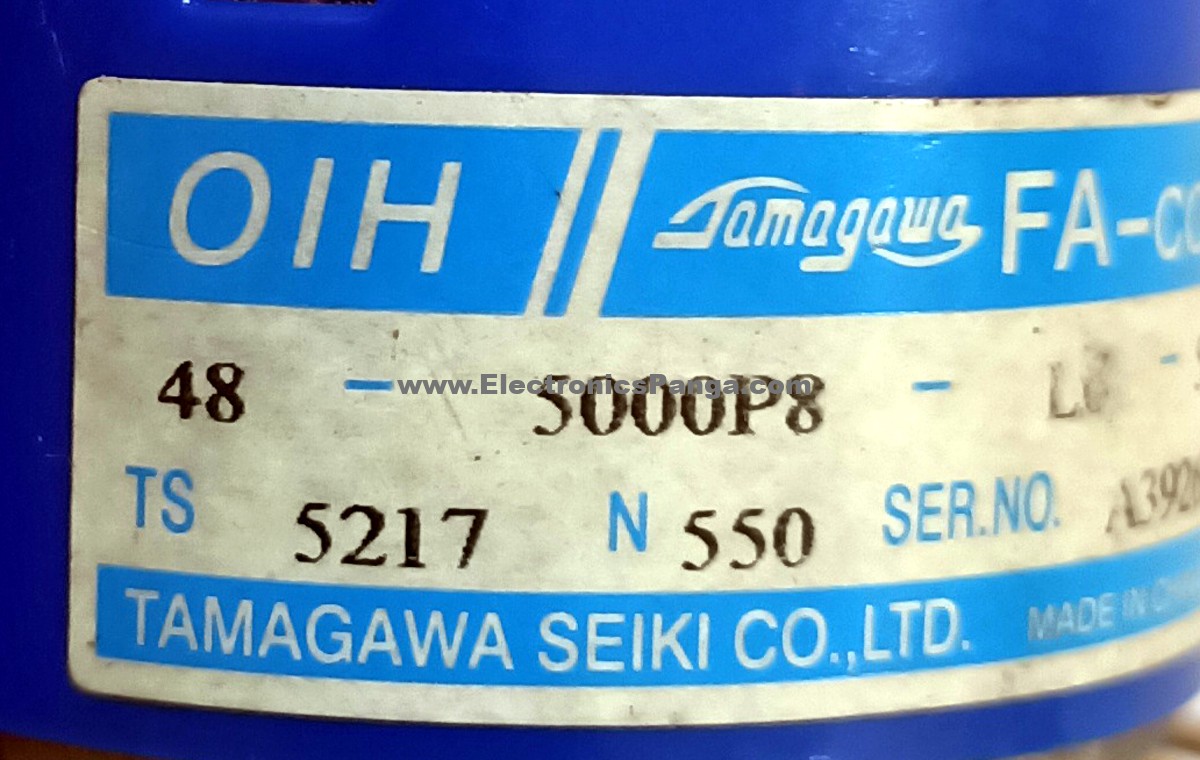 TAMAGAWA SEIKI FA-CODER TS5217N550 48-5000P8-L6-5V Encoder RE156 - Image 3