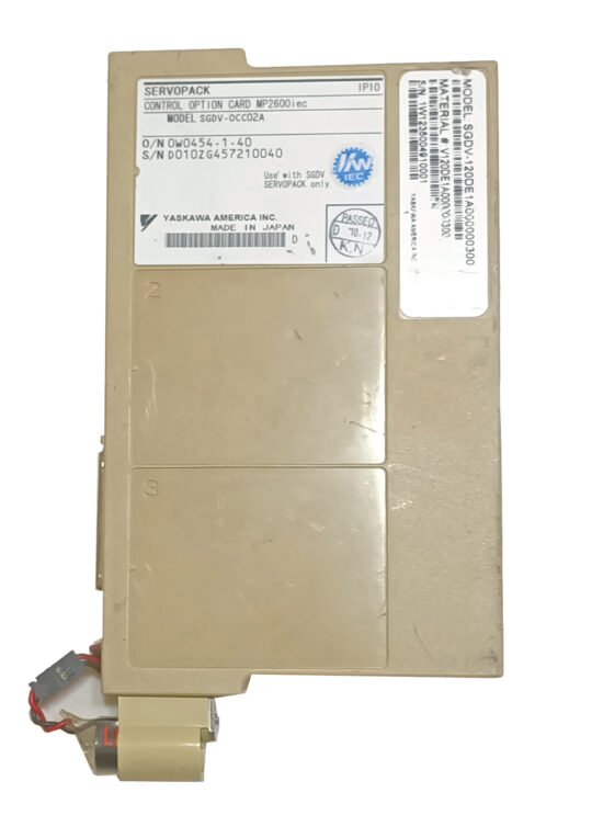 YASKAWA SGDV-OCC02A Servo Driver Control Option Card SD998 - Image 5