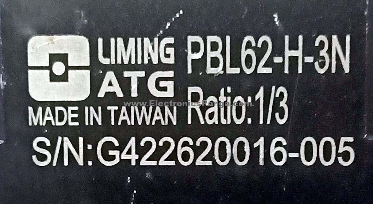 LIMING ATG 3:1 Ratio PBL62-H-3N Angle Reducer Gearbox G1158 - Image 2