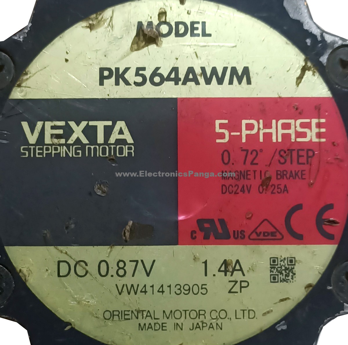 ORIENTAL MOTOR Vexta PK564AWM 5-Phase Nema24 Stepping Motor STM246 - Image 2