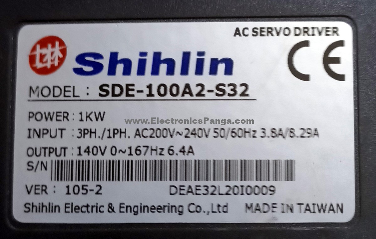 SHIHLIN ELECTRIC 1Kw (1000W) SDE-100A2-S32 AC Servo Driver SD1078 - Image 6