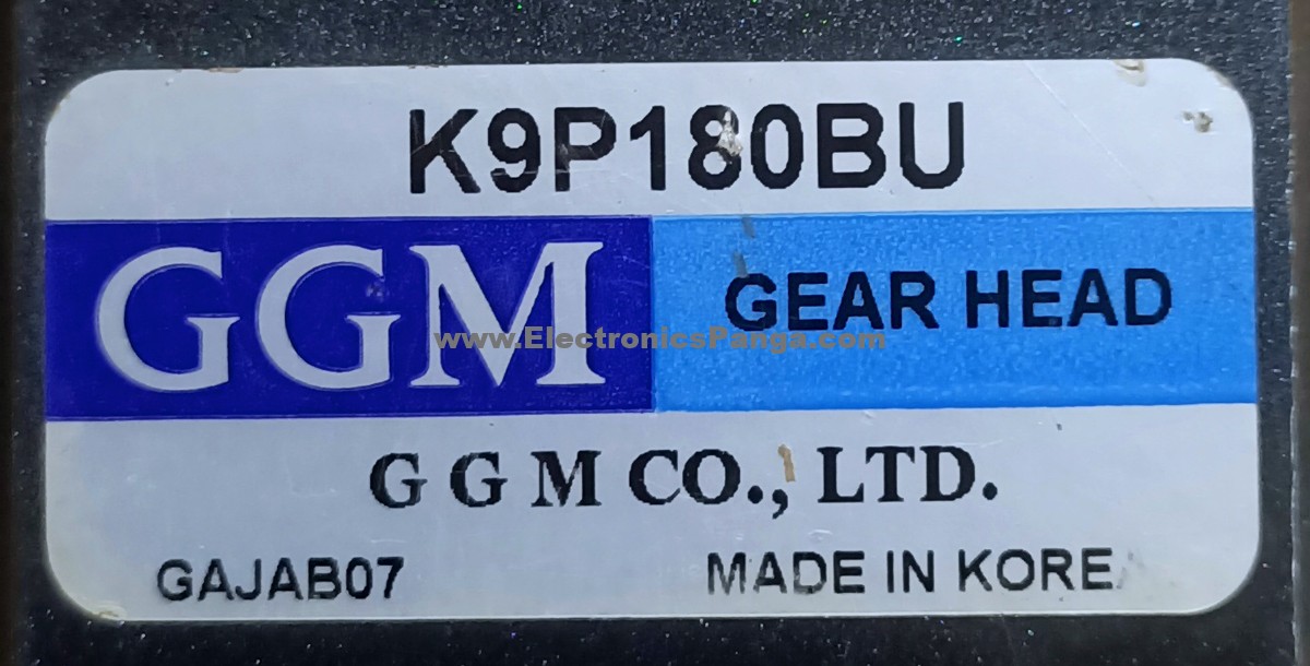 GGM K9P180BU 180:1 Ratio Gear Head G1195 - Image 2