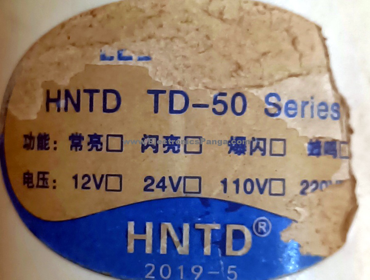 HNTD TD-50 24V/DC Sign Tower / Signal Tower Light AS608 - Image 2