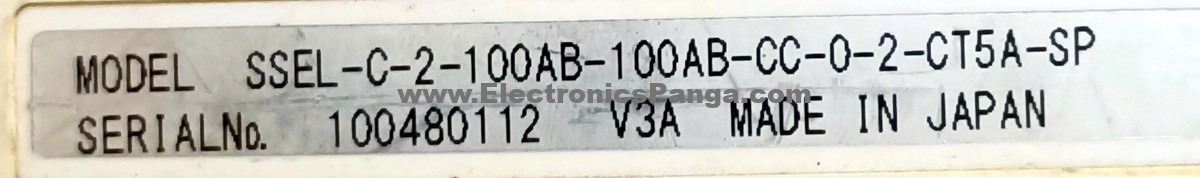 IAI CORPORATION SSEL-C-2-100AB-100AB-CC-0-2-CT5A-SP AC Servo Drive SD1194 - Image 3
