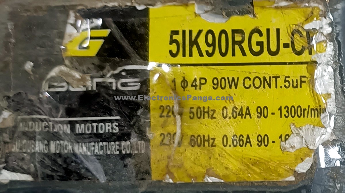 JIANGSU OUBANG 5IK90RGU-CF 5GU3KB 220V 90W Induction Motor + Speed Control Unit DMD15 - Image 4
