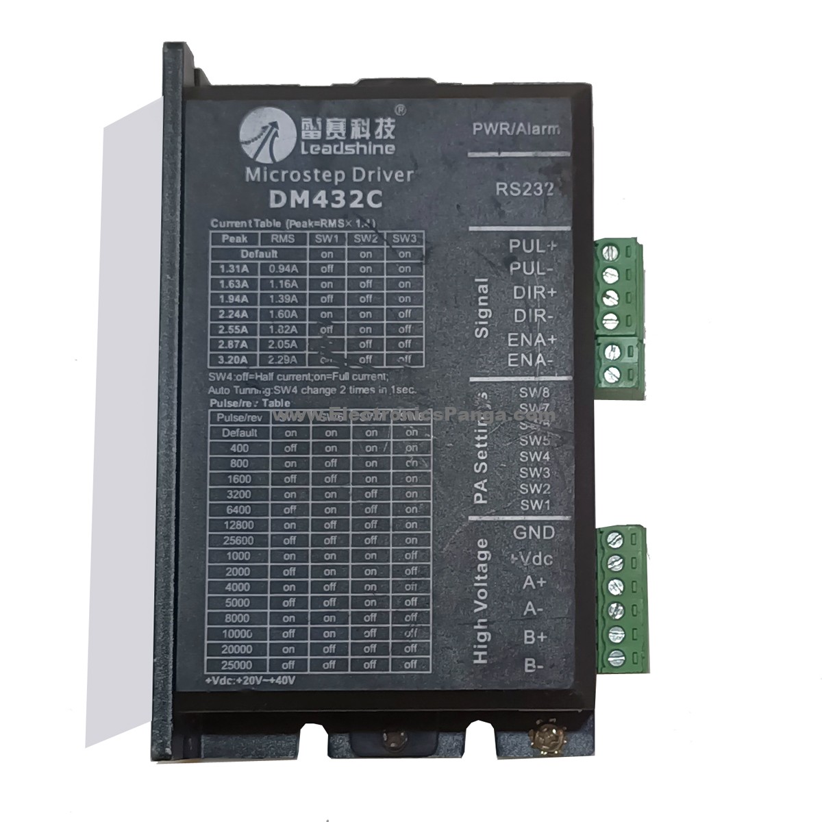 LEADSHINE DM432C 20-40V/DC 3.20A 2-Phase Microstep Driver STD291