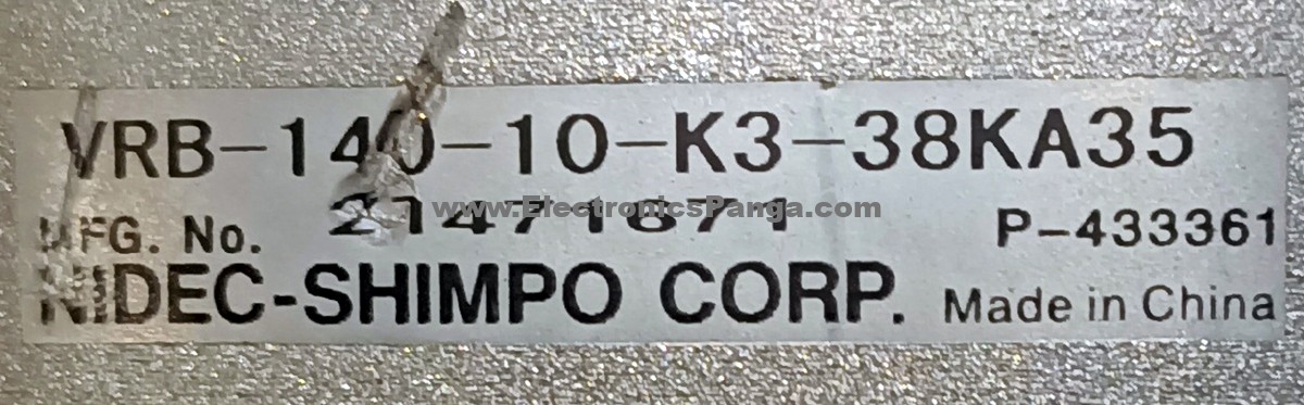 NIDEC-SHIMPO 10:1 Ratio VRB-140-10-K3-38KA35 Planetary Gearbox For 2kw, 3.5kw, 5kw Servo Motor G1172 - Image 2