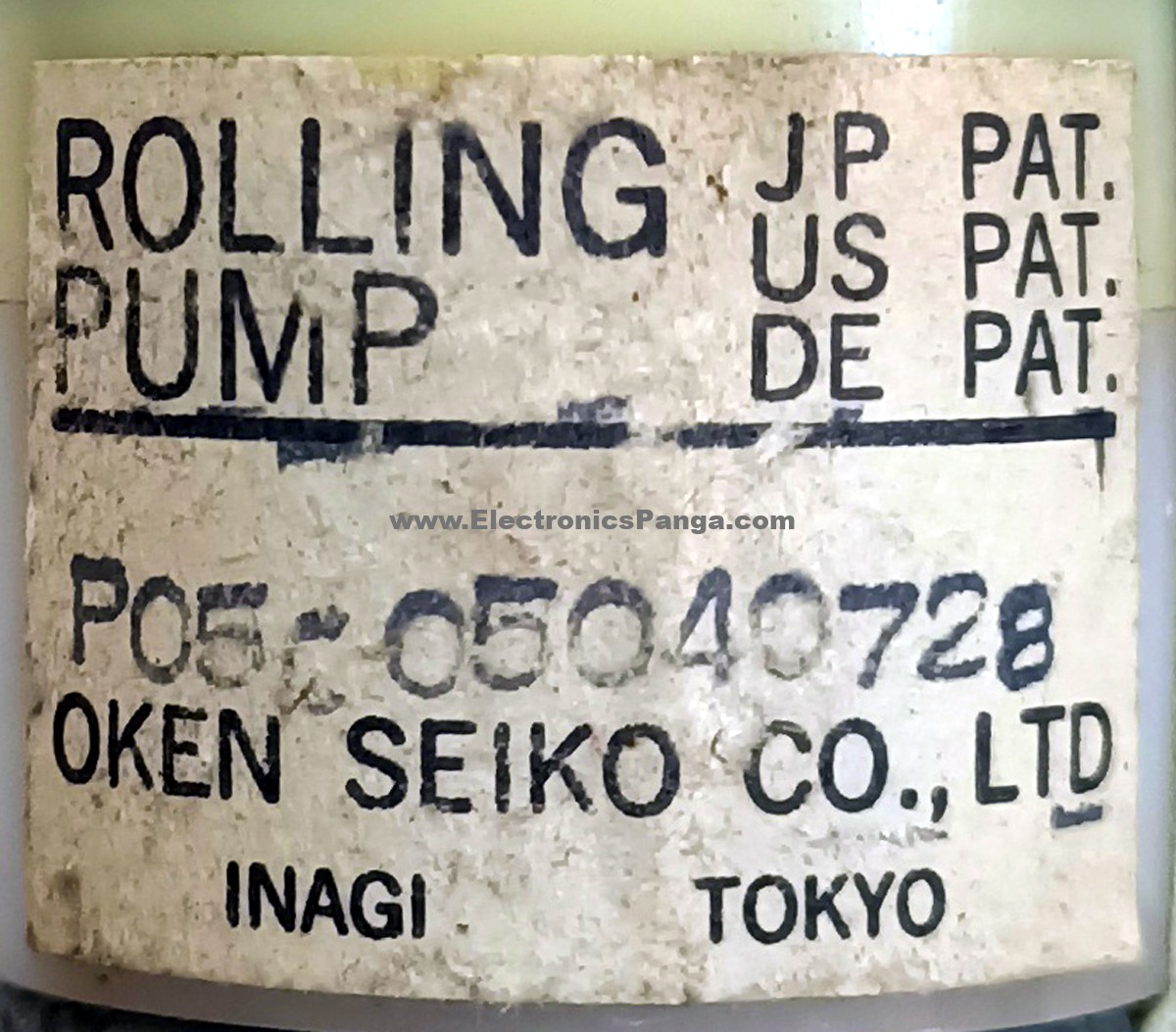 OKEN SEIKO M26B17180 6V/DC Mini Rolling Pump DM141 - Image 3