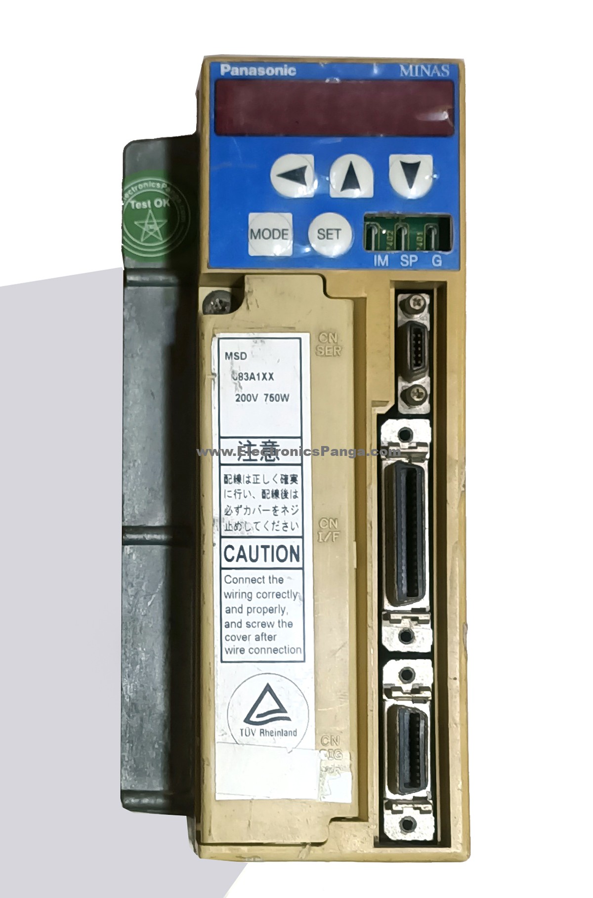 PANASONIC 750W (0.75Kw) MSD083A2XX AC Servo Driver SD1161 - Image 2
