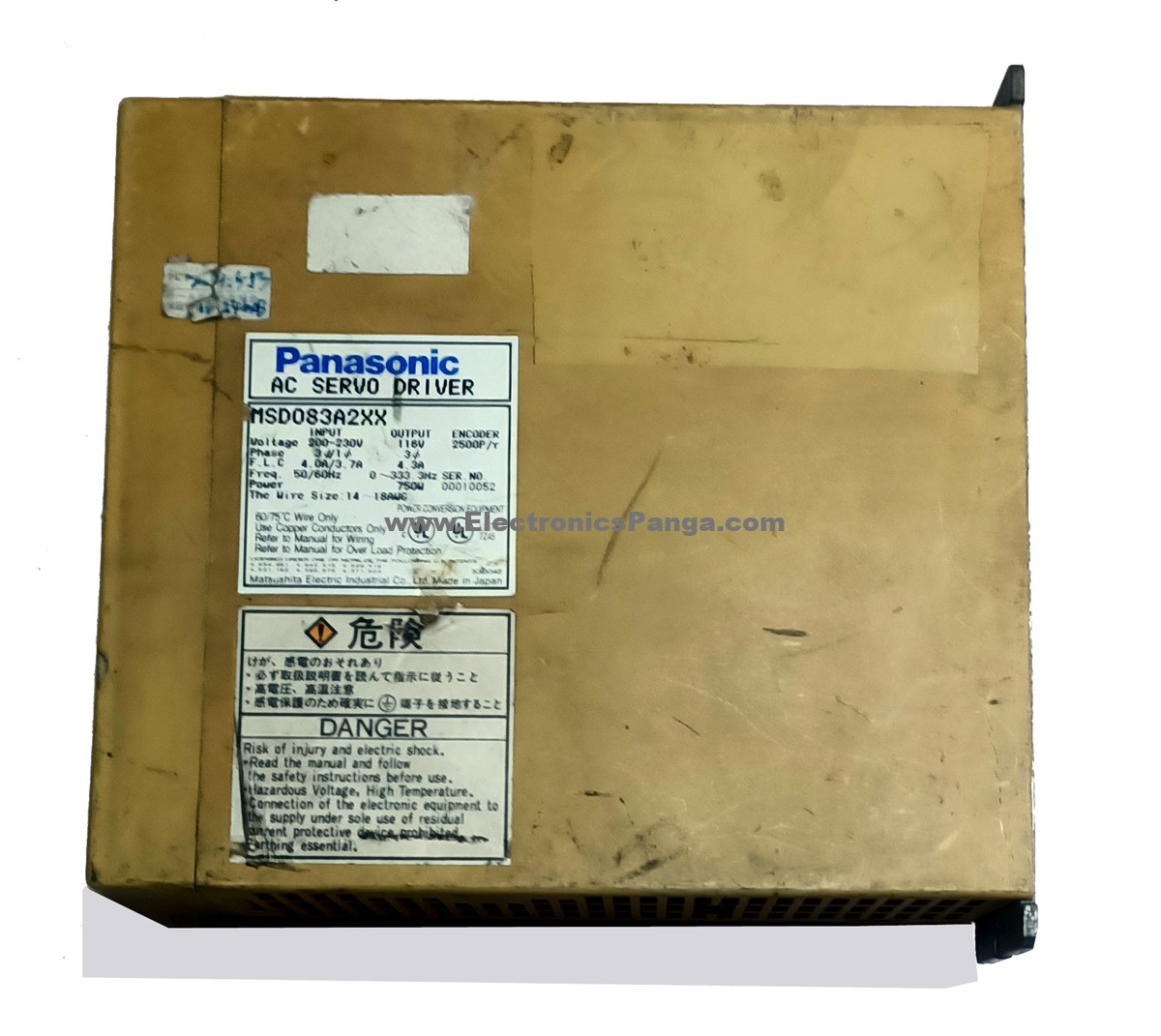 PANASONIC 750W (0.75Kw) MSD083A2XX AC Servo Driver SD1161 - Image 4