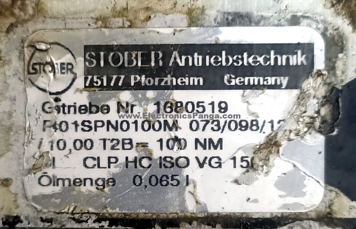 STOBER 10:1 Ratio P401SPN0100M Reducer Gearbox For Nema34 Stepper Motor G1216 - Image 2