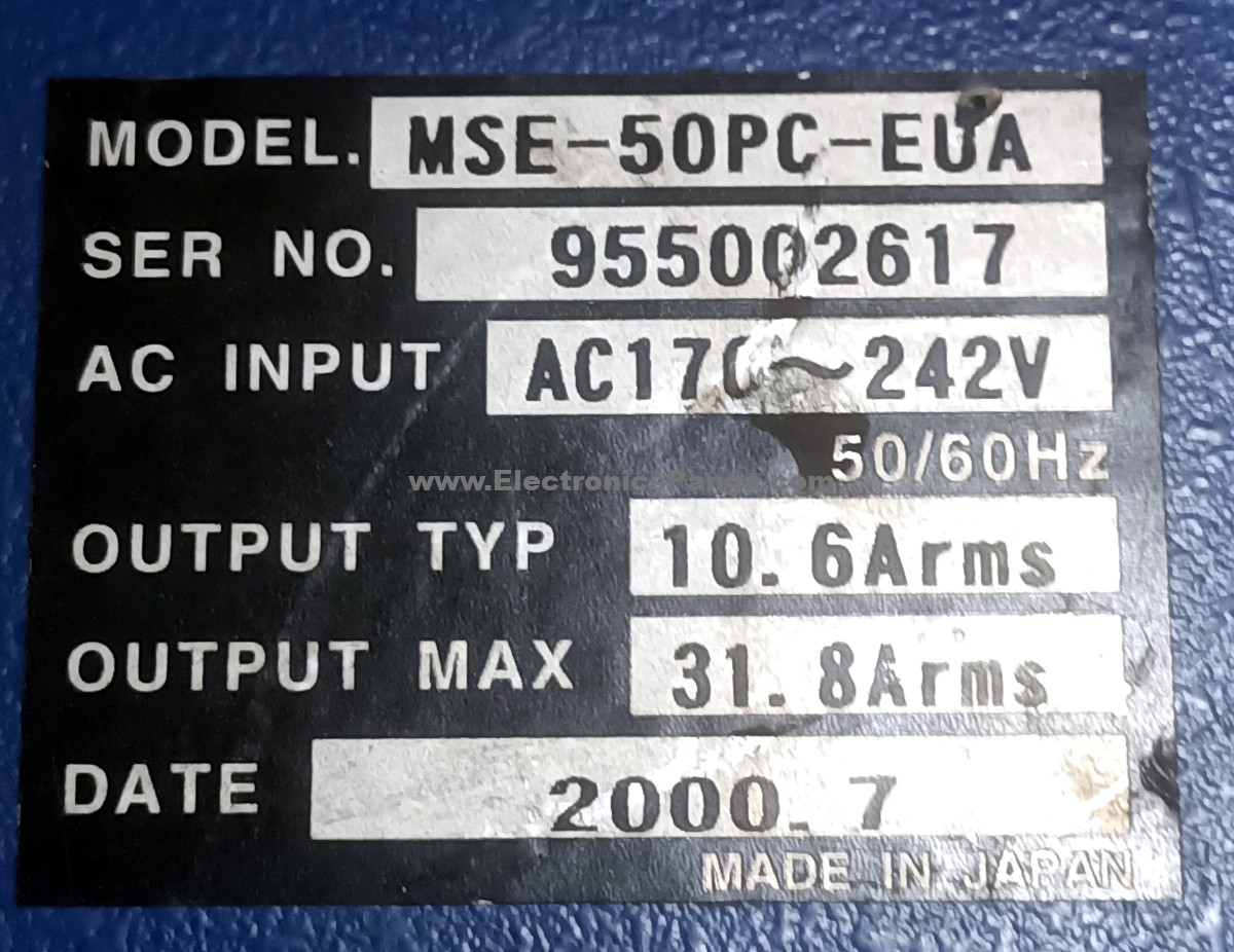 SUMITOMO MSE-50PC-EUA AC Servo Driver SD1193 - Image 3