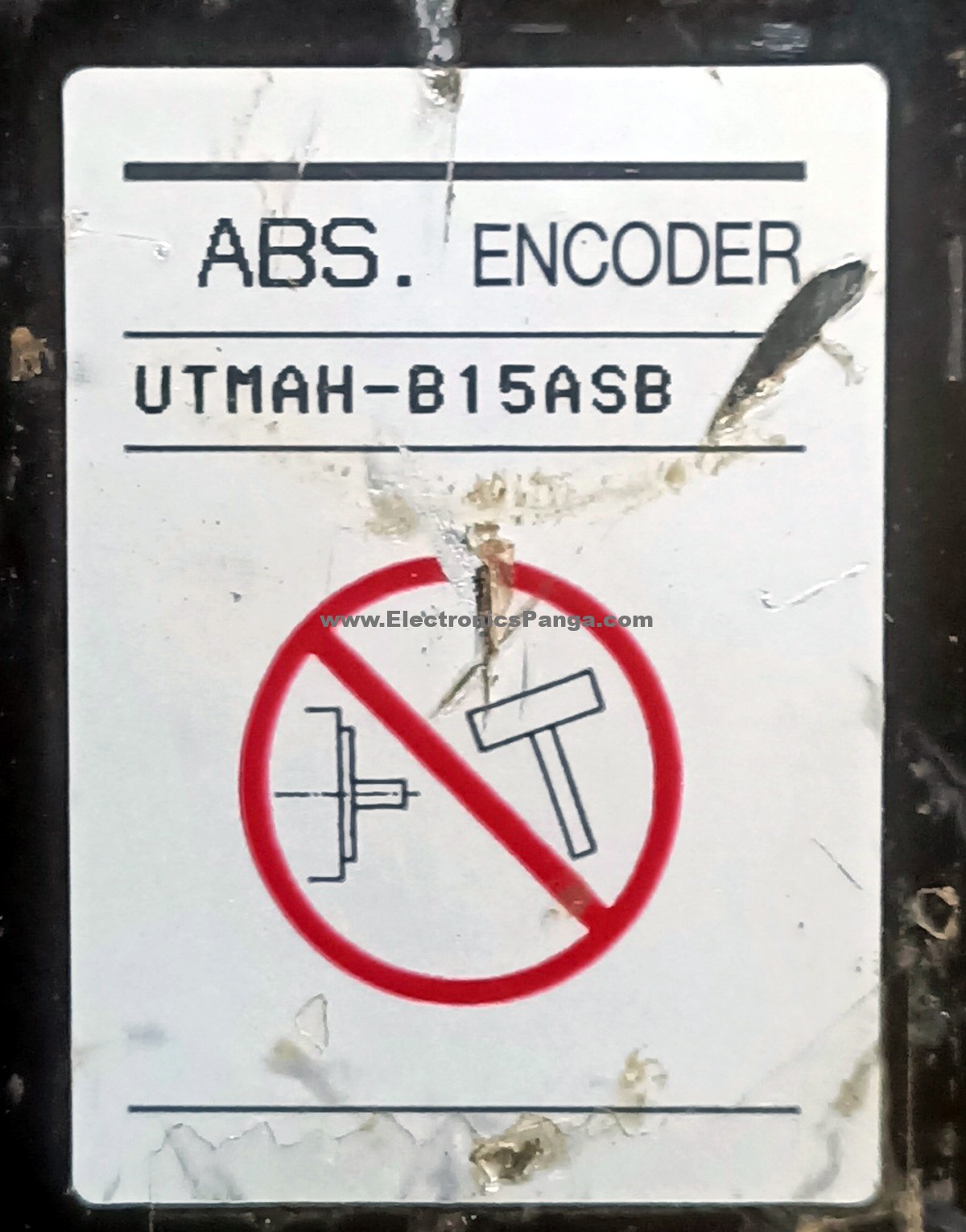 YASKAWA UTMAH-B15ASB AC Servo Motor Encoder RE166 - Image 2
