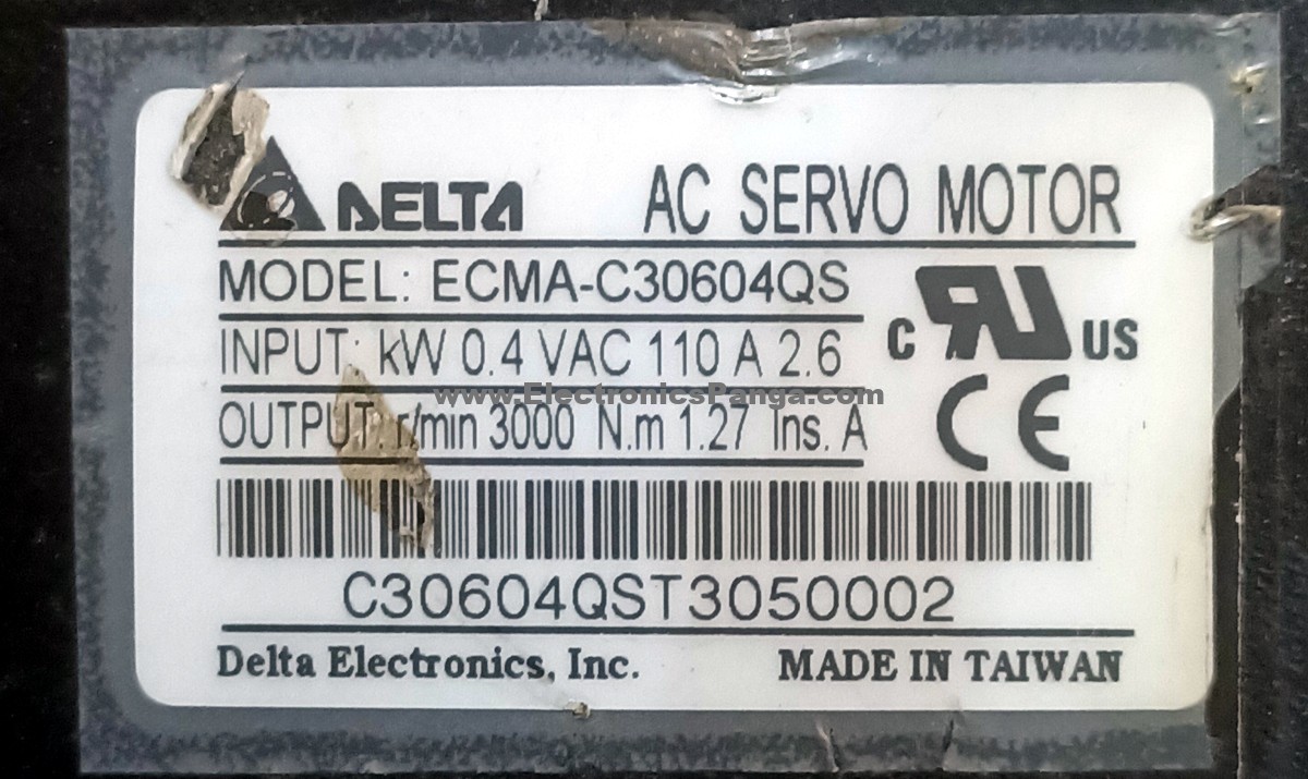 DELTA 0.4kw (400w) ECMA-C30604QS AC Servo Motor SM1004 - Image 2