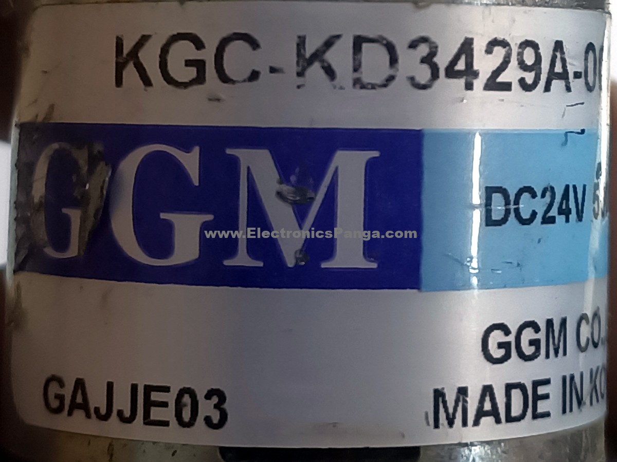 GGM KGC-KD3429A-002 24V 200Rpm DC Mini Gear Motor DCM158 - Image 3