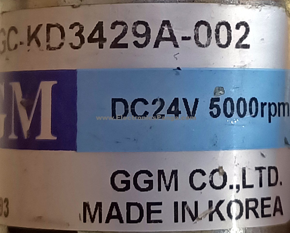 GGM KGC-KD3429A-002 24V 200Rpm DC Mini Gear Motor DCM158 - Image 4
