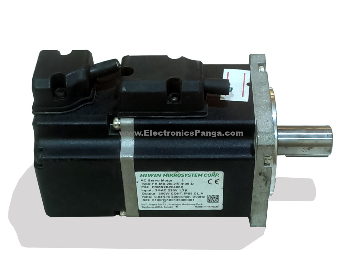 HIWIN MIKROSYSTEM 200W (0.2Kw) FR-MS-2B-2-0-4-06-D AC Servo Motor SM1012 - Image 3
