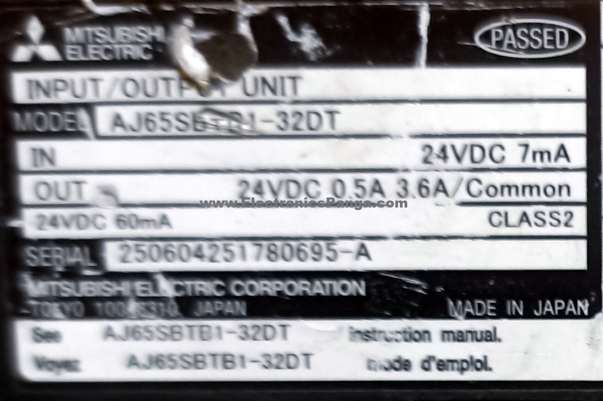 MITSUBISHI CC-Link AJ65SBTB1-32DT PLC Input Output Unit PL227 - Image 4